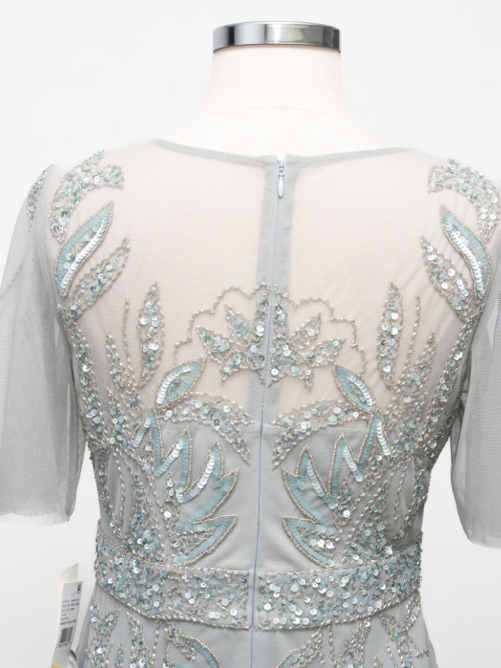 Adrianna Papell - Papell Studio Beaded Cocktail Dress - Picture 12 of 13